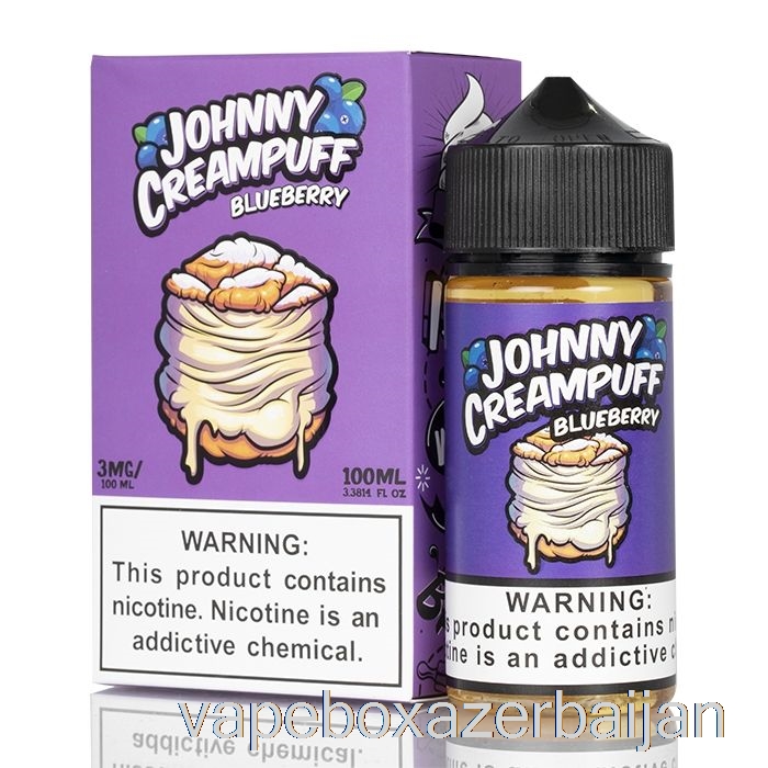 Vape Baku Blueberry - Johnny Creampuff - 100mL 0mg